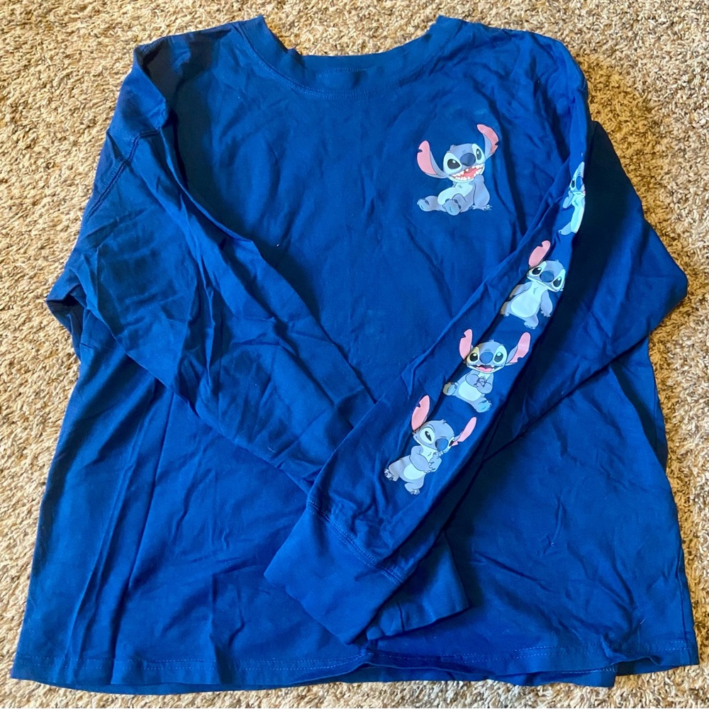 Disney Stitch Long Sleeve Tee